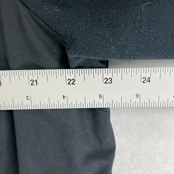 Style & Co Women’s Utility Jacket Size XL Black Mixed Media Lined Front - Picture 9 of 10